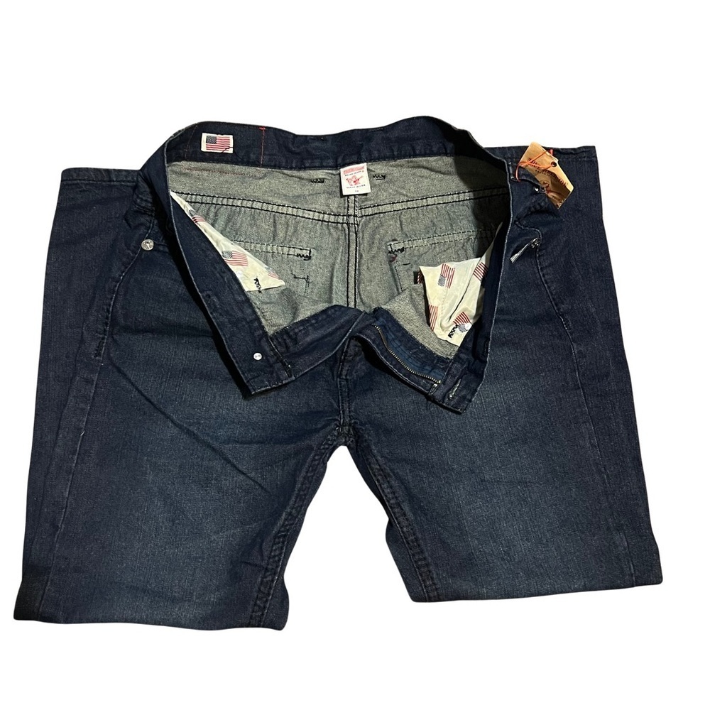 Rare Vintage True Religion JOEY SUPER T Men’s Size 40 Dark Denim - Picture 5 of 7